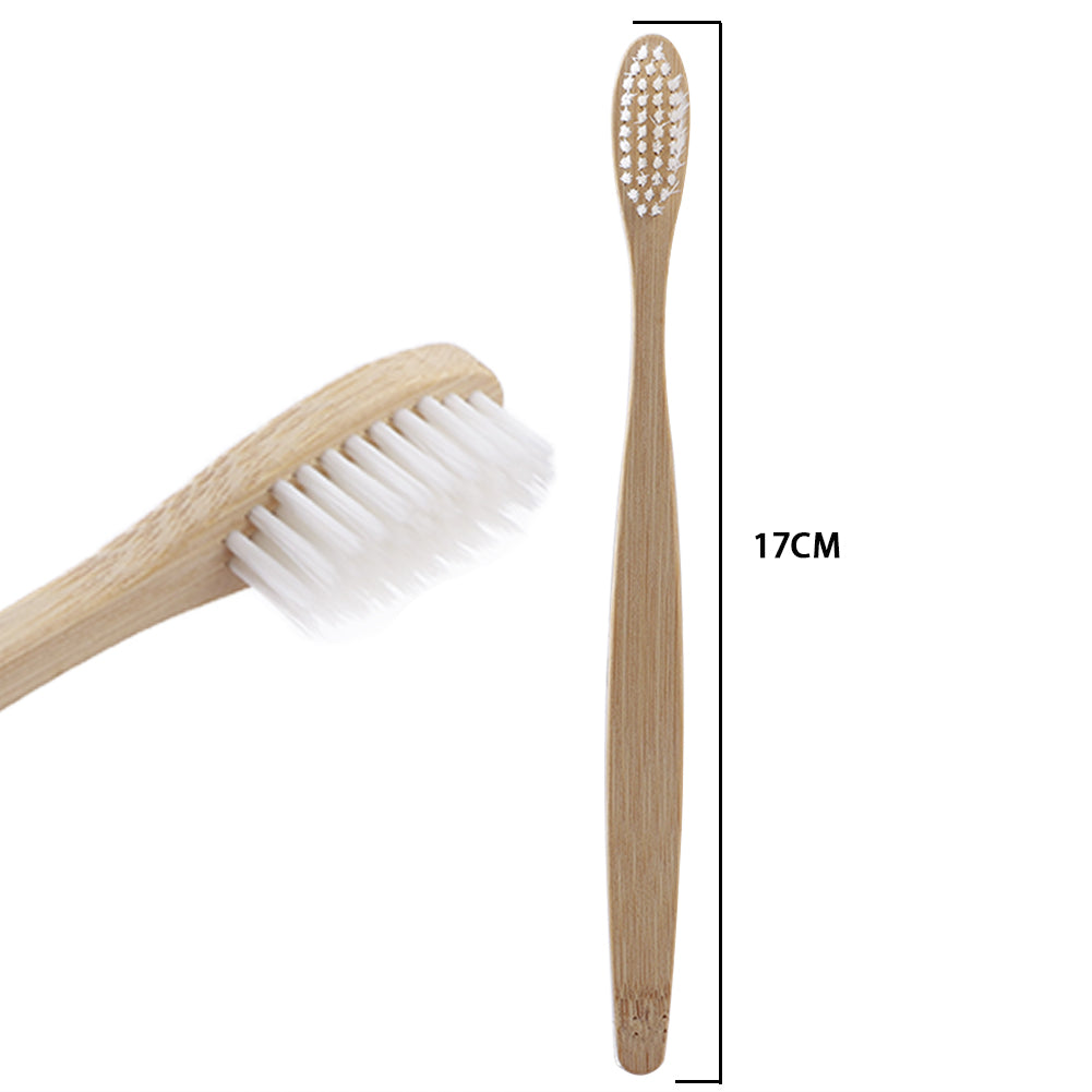50pcs Natural Bamboo Toothbrush Wood Toothbrushes Soft Bristles Capitellum Fiber Teeth brush Eco-Friendly Oral Tooth Care