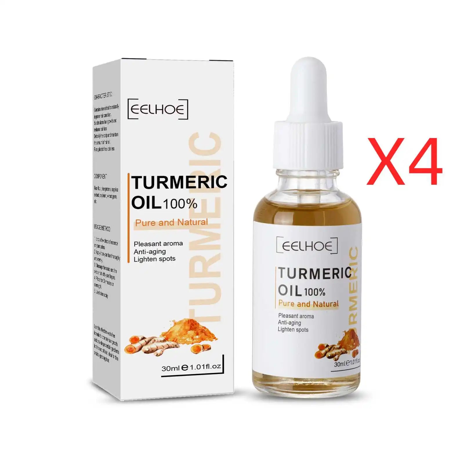 Eelhoe Turmeric Dark Spot Correction Serum Improves Skin Tone Black Spots Dark Fine Lines Serum Facial Moisturizing Hydrating