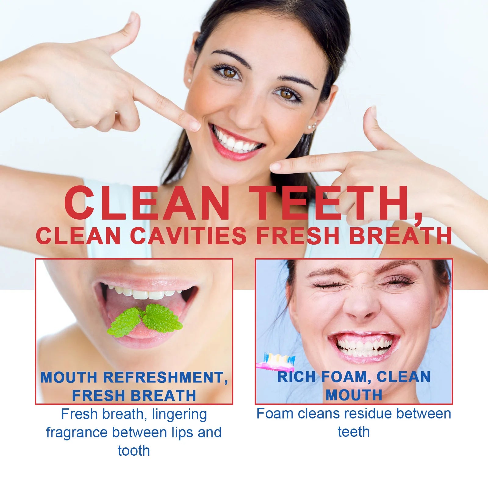 Oralhoe 120g Sp6 Probiotic Brightening Toothpaste Oral Hygiene Clean Fresh Breath Odor Stain Remove Ultra Whitening Toothpaste