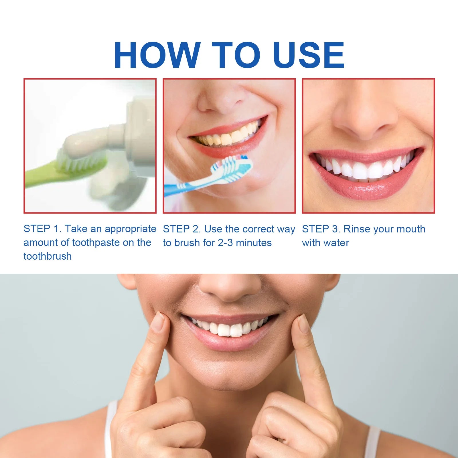 Oralhoe 120g Sp6 Probiotic Brightening Toothpaste Oral Hygiene Clean Fresh Breath Odor Stain Remove Ultra Whitening Toothpaste