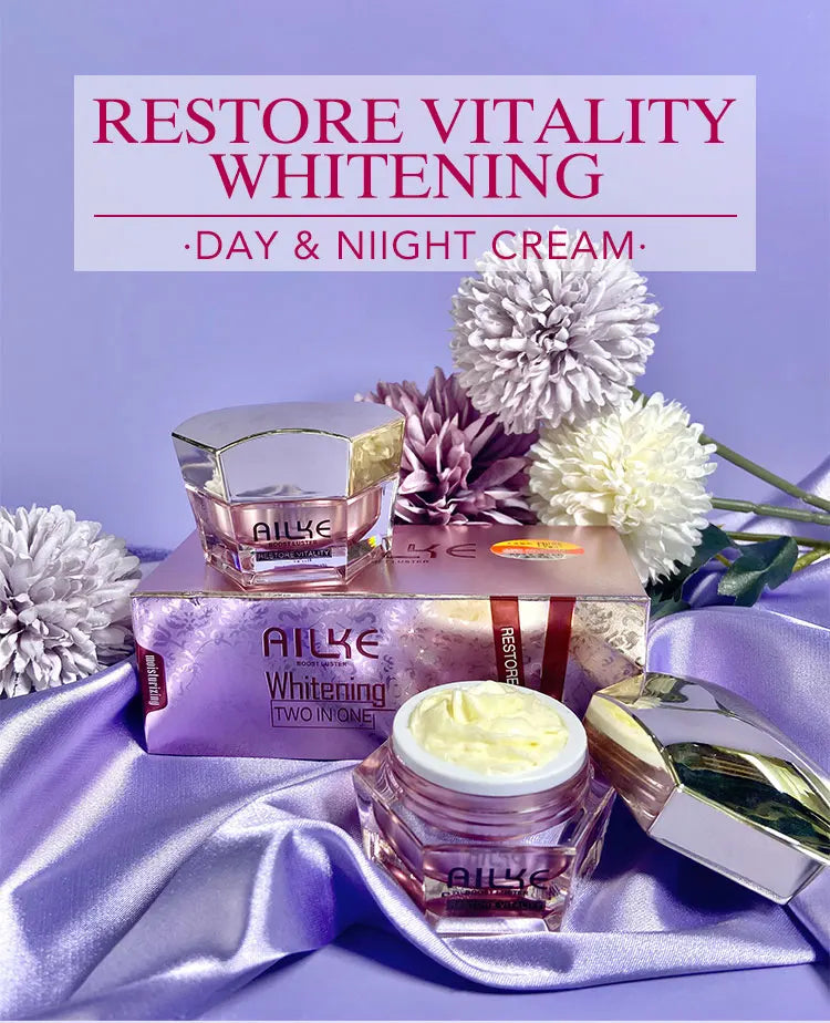 AILKE Brightening Face Cream, Antioxidant, Firming, Improve Skin Luster With Sodium Hyaluronate, Clean Skin Facial Cream