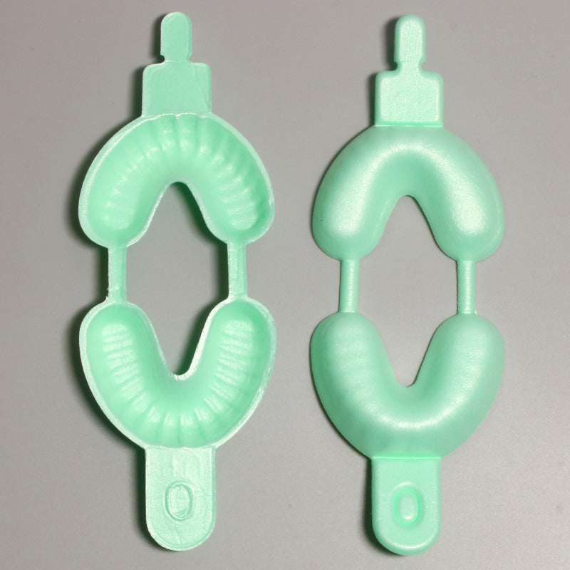 Wholesale 50pairs/pack Dental Disposable Tray Fluoride Foam Impression Trays Dentistry Instrument Dentist Materials S/M/L