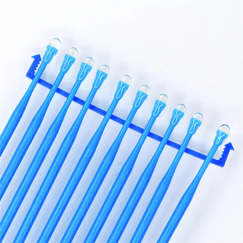 20PCS/BOX Disposable Dental Applicator Brush Sticks Adhesive Tip for Tooth Crown Porcelain Veneer Dentist Materials