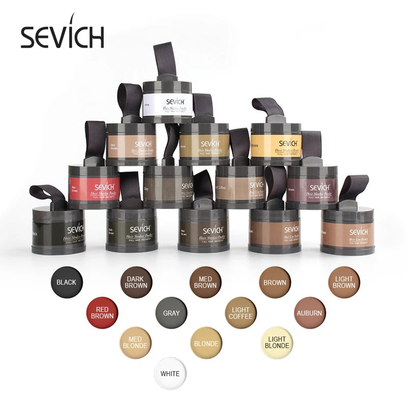 Sevich 12 Color Hairline Powder Hairline Shadow Cover Up Fill In Thinning Hair Unisex Hairline Shadow Powder Modified Gray Hair