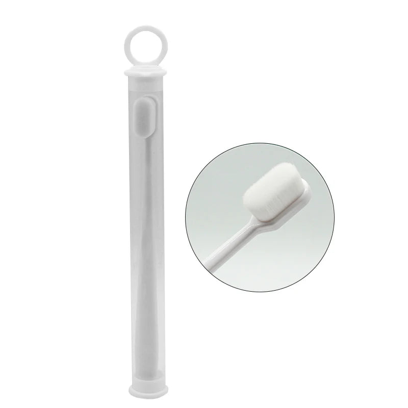1Pc 12000 Ultra-fine Bristles Soft Toothbrush Portable Tooth Brush Teeth Deep Cleaning Whitening Adults Children Toothbrush