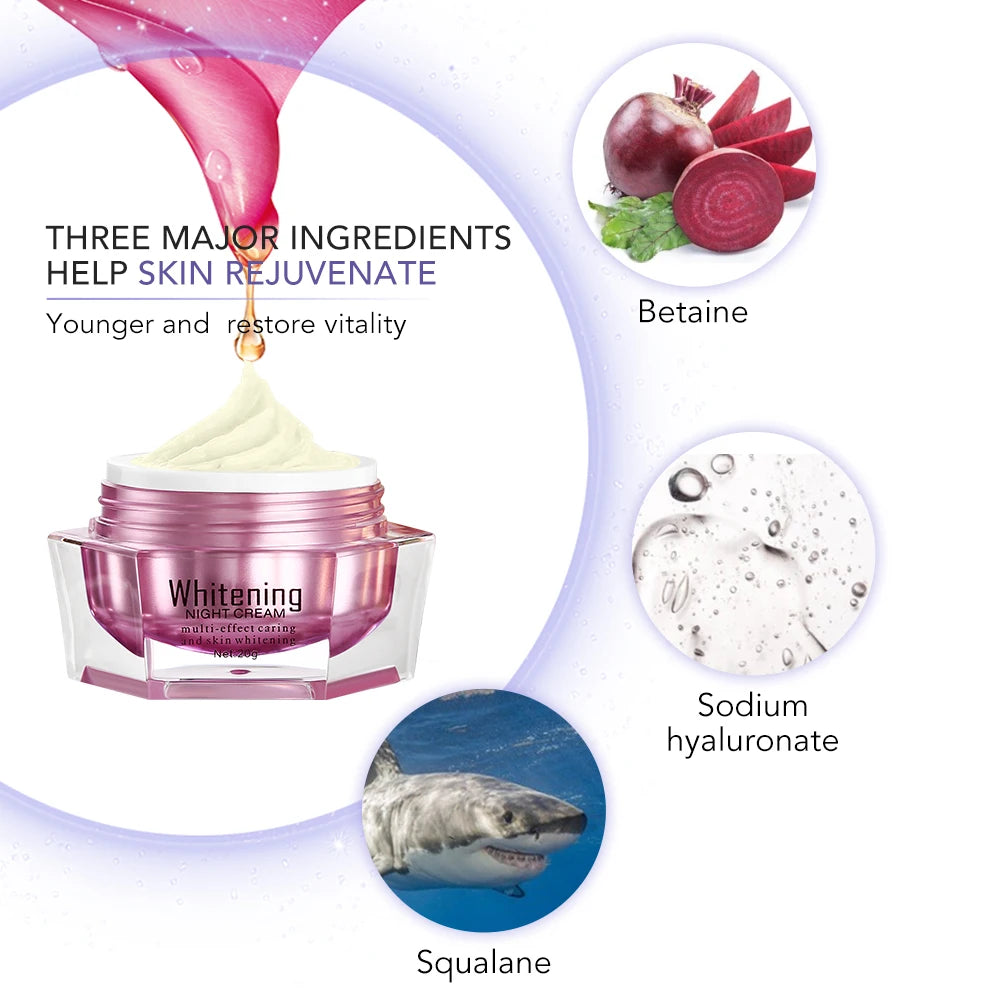 AILKE Brightening Face Cream, Antioxidant, Firming, Improve Skin Luster With Sodium Hyaluronate, Clean Skin Facial Cream