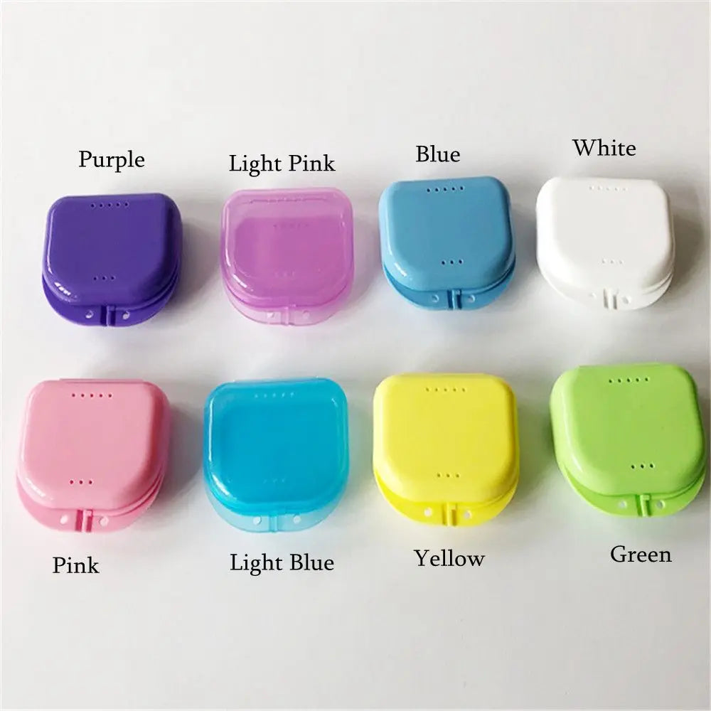 New Dental Appliance Supplies Tray Health Care Braces Case Mouth Guard Container Denture Storage Box Oral Hygiene