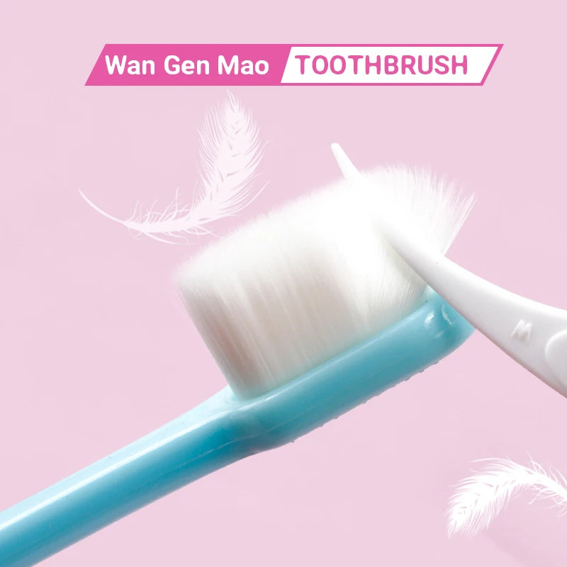 1Pc 12000 Ultra-fine Bristles Soft Toothbrush Portable Tooth Brush Teeth Deep Cleaning Whitening Adults Children Toothbrush