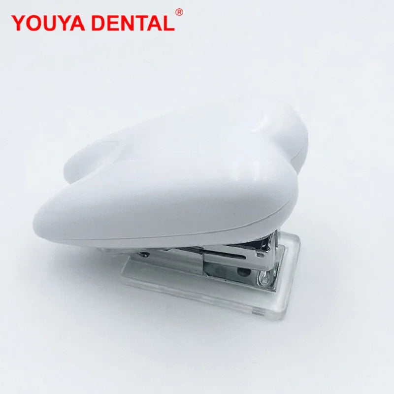 Manual Tooth Shape Stapler Creative Staplers Portable Book Paper Stapling Machine School Office Supplies Dentistry Dental Gifts