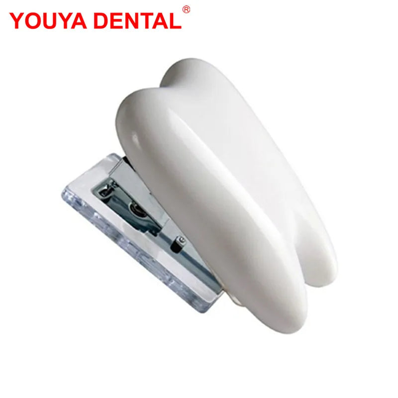 Manual Tooth Shape Stapler Creative Staplers Portable Book Paper Stapling Machine School Office Supplies Dentistry Dental Gifts