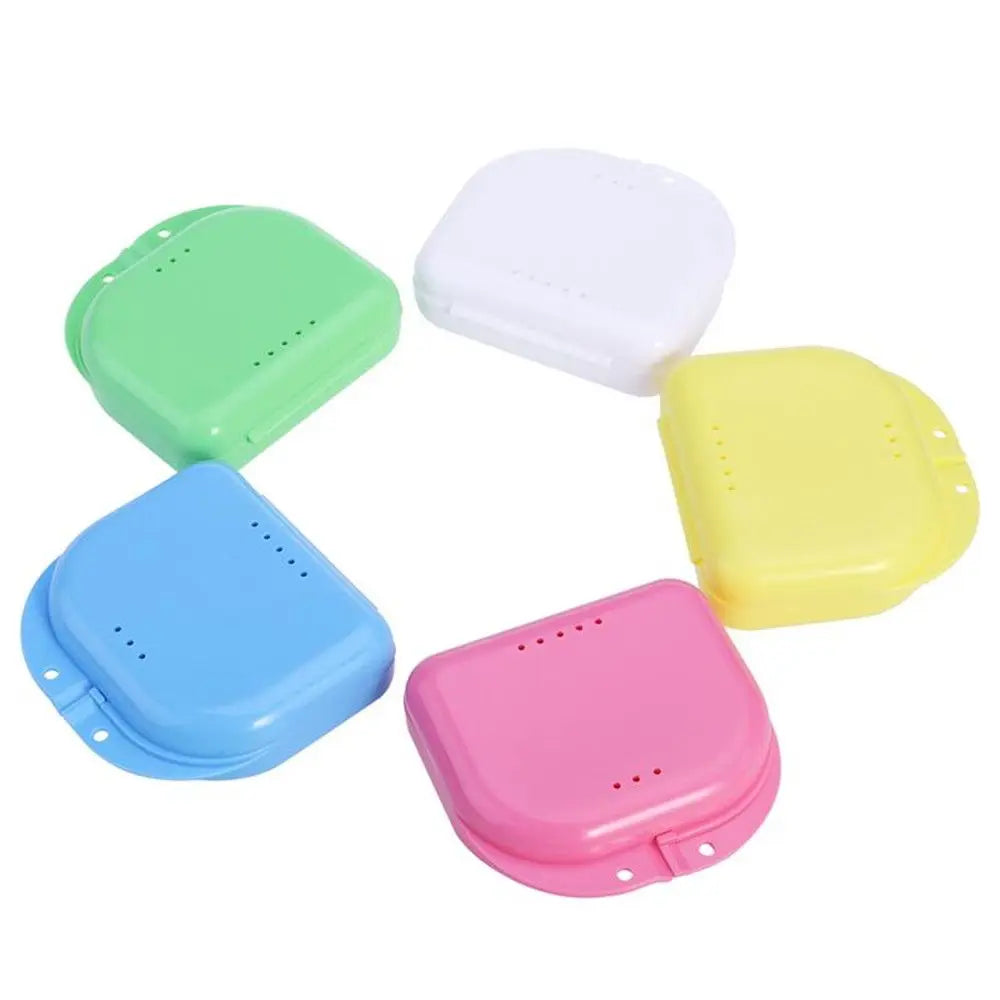 New Dental Appliance Supplies Tray Health Care Braces Case Mouth Guard Container Denture Storage Box Oral Hygiene