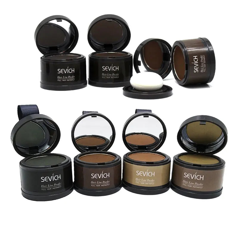 Sevich 12 Color Hairline Powder Hairline Shadow Cover Up Fill In Thinning Hair Unisex Hairline Shadow Powder Modified Gray Hair