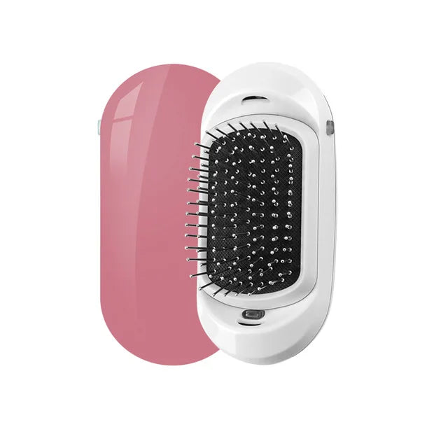 New Version Ionic Hairbrush Potable Negative Ions Dropshipping Niche Product Unique Massage Hairbrush Anti-static Hair Brush