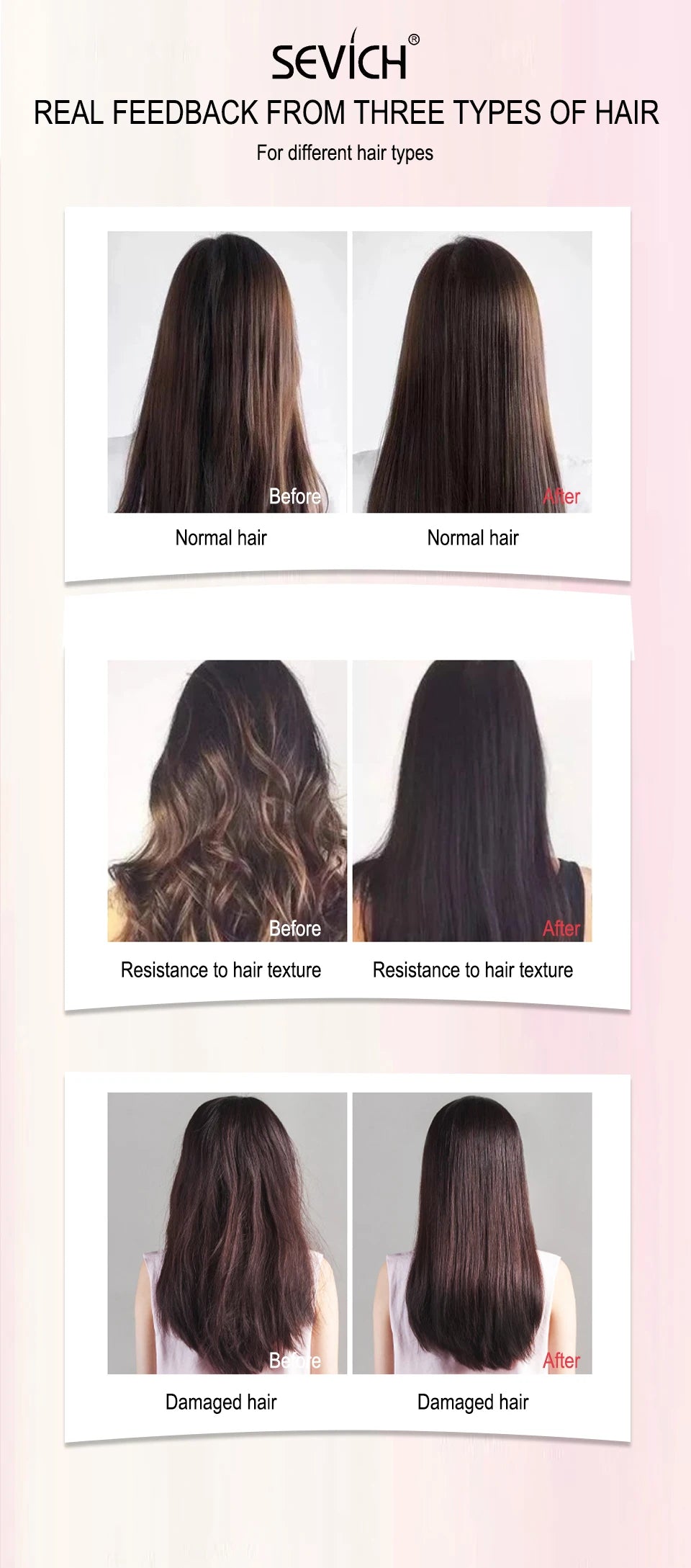 Sevich 150ml Hair Straightening Cream Keratin Hair for Women Salon Fast Smoothing Nourishing Easy Use Repair Damaged Hair