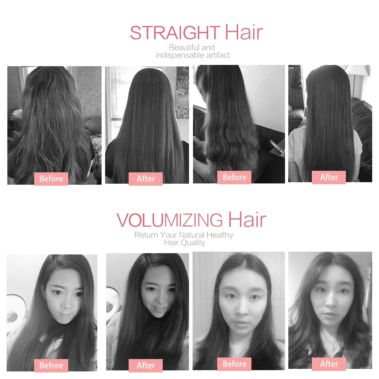 Classic 1 1/2 Inch Volumizing Hair Iron Hair Straightener Brush Comb 2 in 1 Hair Straightener Comb Crimper Waves Corn Brushes