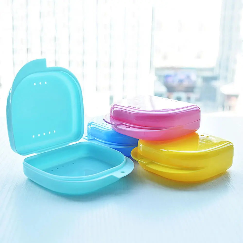 New Dental Appliance Supplies Tray Health Care Braces Case Mouth Guard Container Denture Storage Box Oral Hygiene