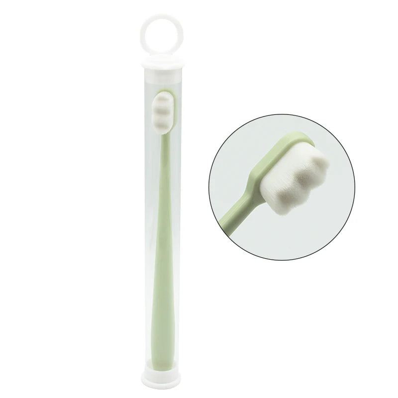 1Pc 12000 Ultra-fine Bristles Soft Toothbrush Portable Tooth Brush Teeth Deep Cleaning Whitening Adults Children Toothbrush