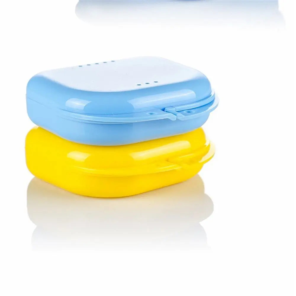 New Dental Appliance Supplies Tray Health Care Braces Case Mouth Guard Container Denture Storage Box Oral Hygiene