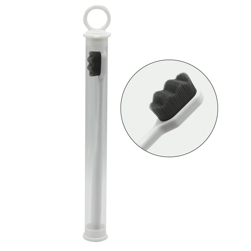 1Pc 12000 Ultra-fine Bristles Soft Toothbrush Portable Tooth Brush Teeth Deep Cleaning Whitening Adults Children Toothbrush