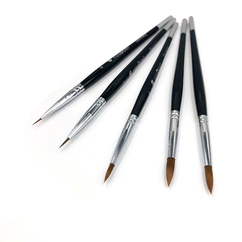 5pcs Dental Porcelain Brush Pen Dental Technician Tools Dental Lab Supplies 0# 1# 4# 7# 8#