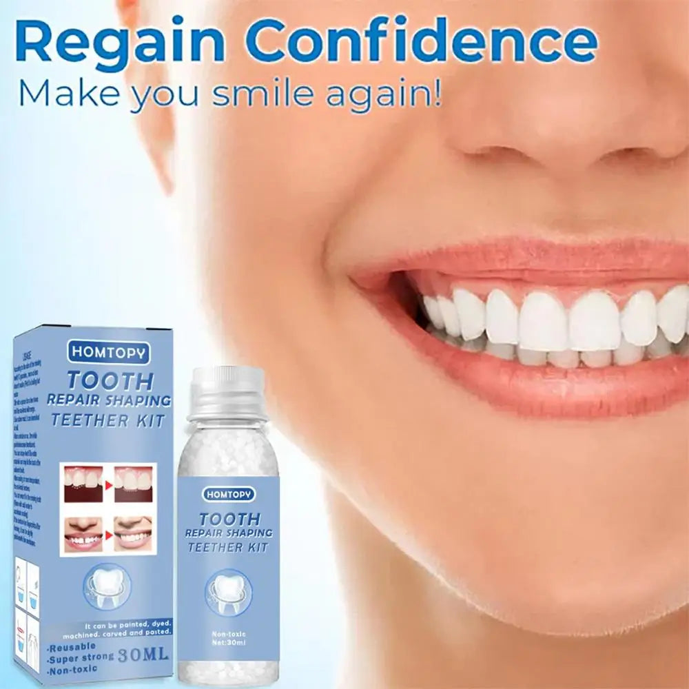 NEW Oral Fake Teeth Filling Repair Temporary Tooth Filling Repair Kit Dental Repair False Teeth Dentures Shaping Teether Kit