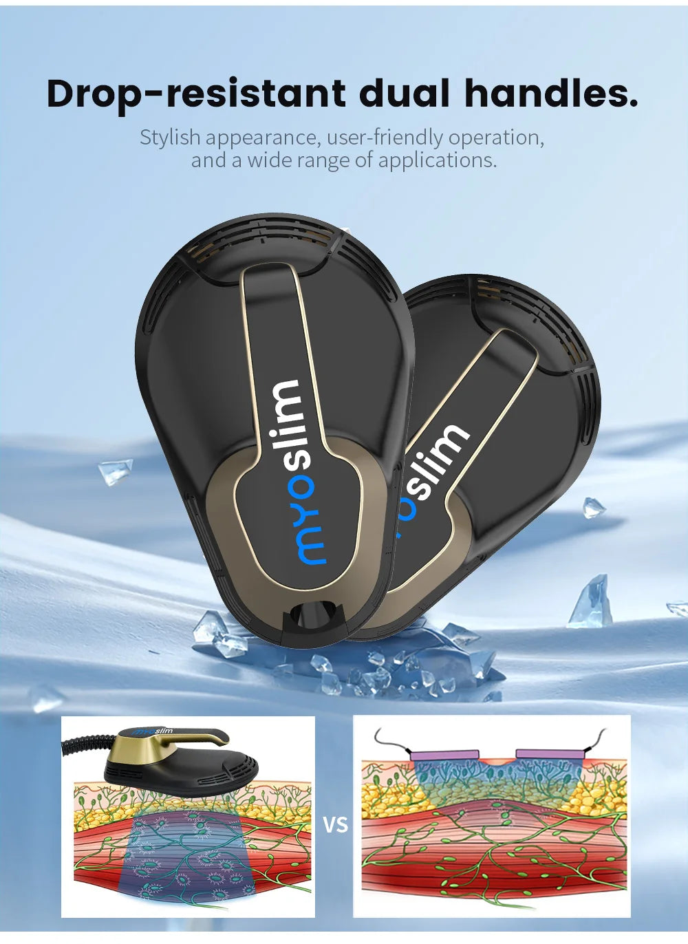 Myoslim Body Slimming Machine Building Muscle Stimulator Hip Buttock Lifting Myoslim Sculpt Body Fat Removal Equipment