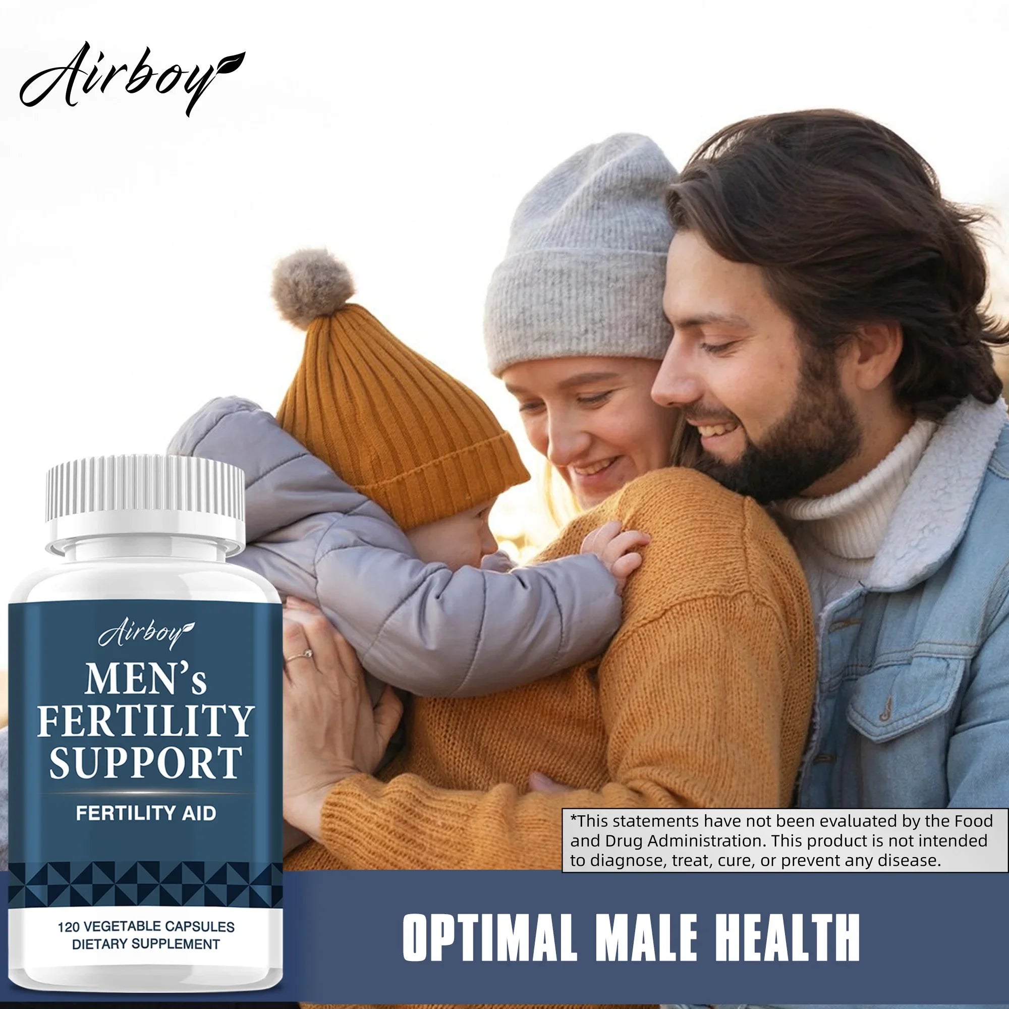 Men's Health Supplement - More Virile Male Performance, Support Lean Muscleand,Boost in Self-confidence - 120 Capsules