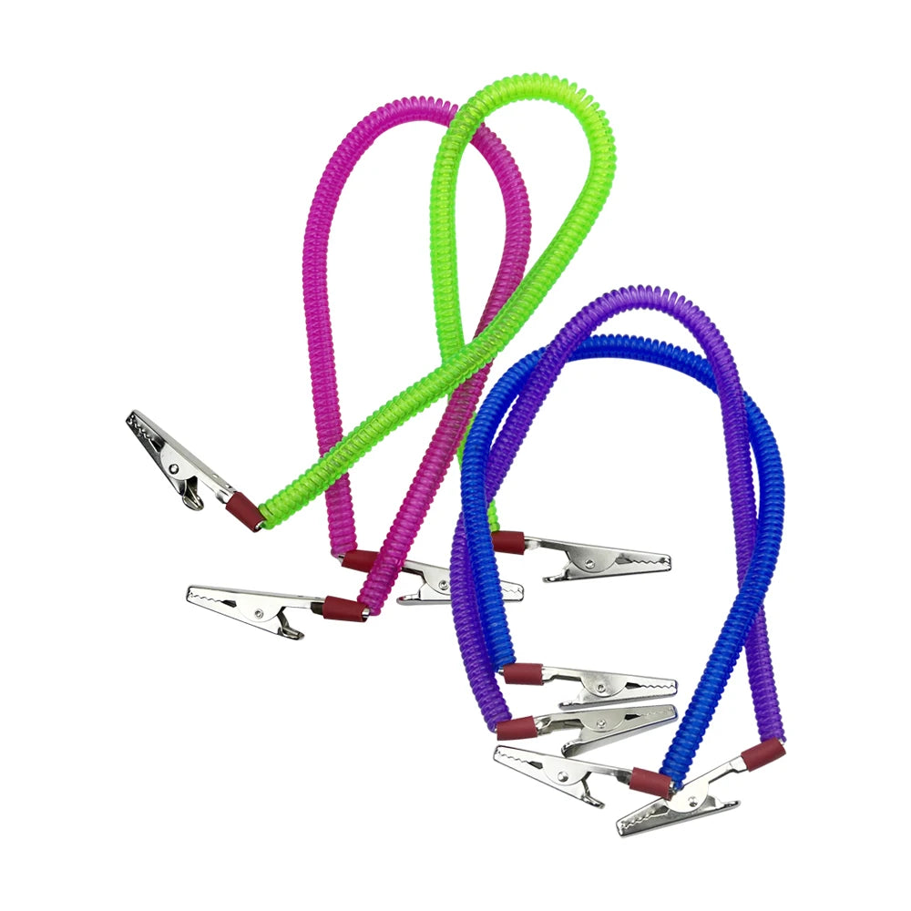 1Pcs Oral Dental Supplies Tool Scarf Clip Napkin Towel Holders Spring Rope Dentistry Material Adult Kids Bib Napkin Holders