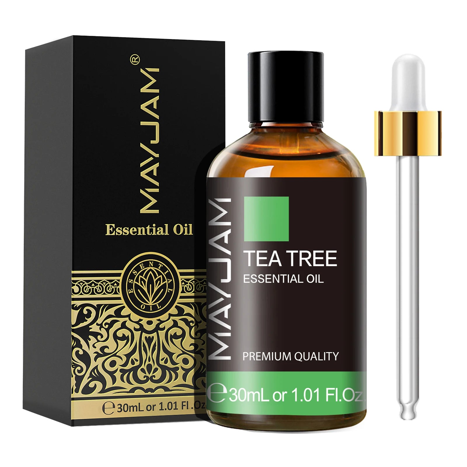 MAJYAM 30ml Pure Natural Tea Tree Essential Oils Diffuser Aromatic Oil Eucalyptus Mint Lemon Rosemary Cinnamon Lemongrass Oil