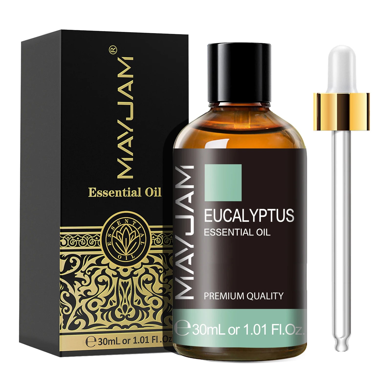 MAJYAM 30ml Pure Natural Tea Tree Essential Oils Diffuser Aromatic Oil Eucalyptus Mint Lemon Rosemary Cinnamon Lemongrass Oil