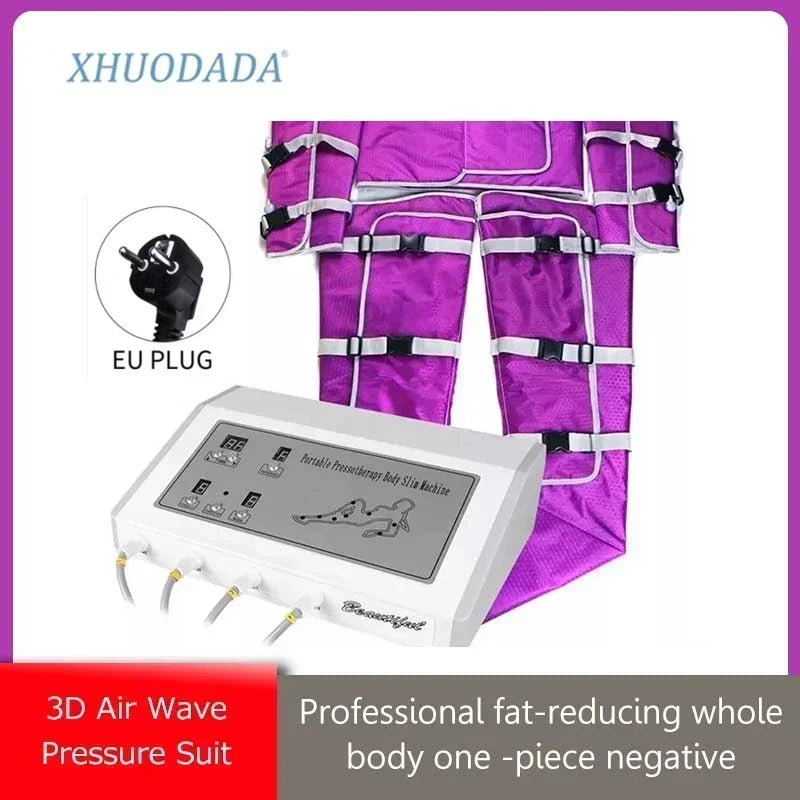 EMS Weight Loss Pressotherapy Suit Lymphatic Drainage Air Pressure Massage for Body Detoxification Fitness Machine
