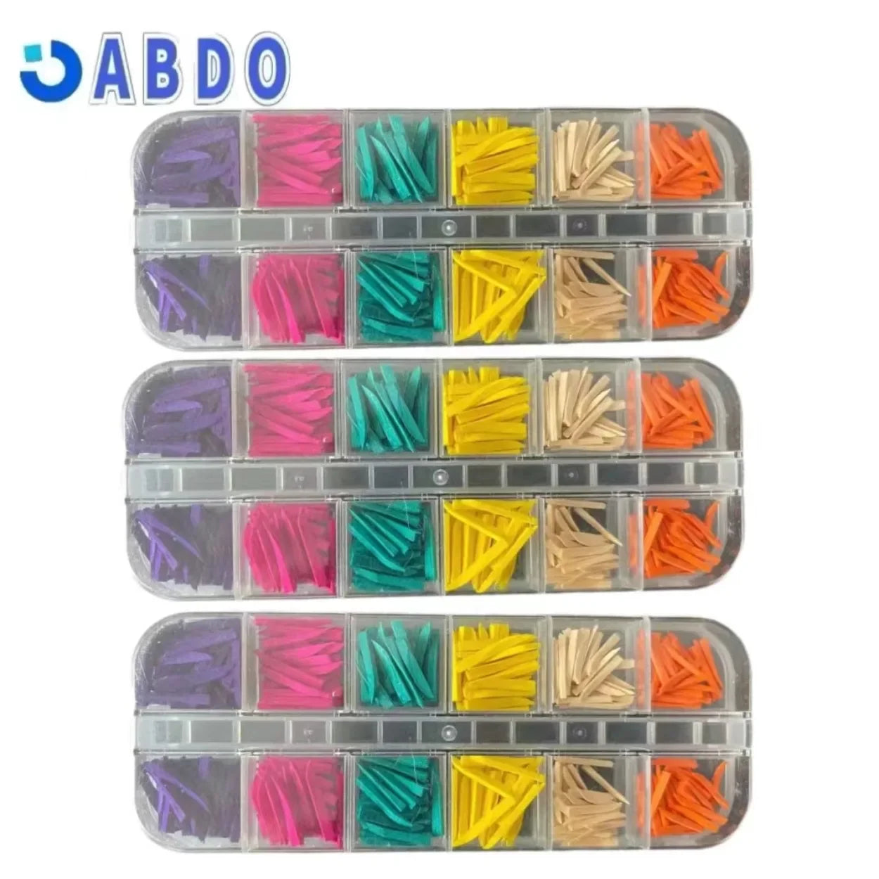 Dental 300pcs/Set Disposable Restoration Interdental Composite Contoured Wood Wooden Wedges Odontologia Materiais Dentistica