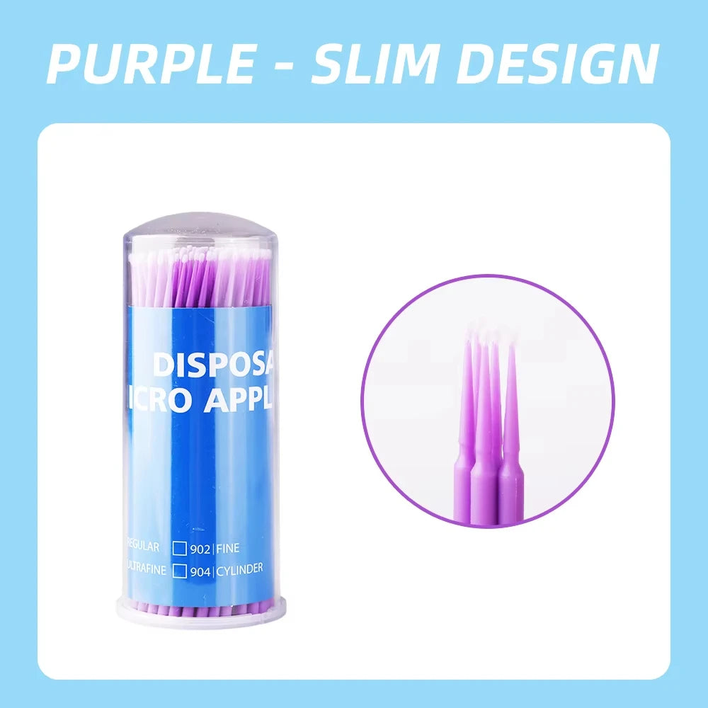 Dental Micro Applicators Cotton Swab Stick Mascara Wands Disposable Micro Brush Teeth Oral Materials Dentistry Dentist Supplies