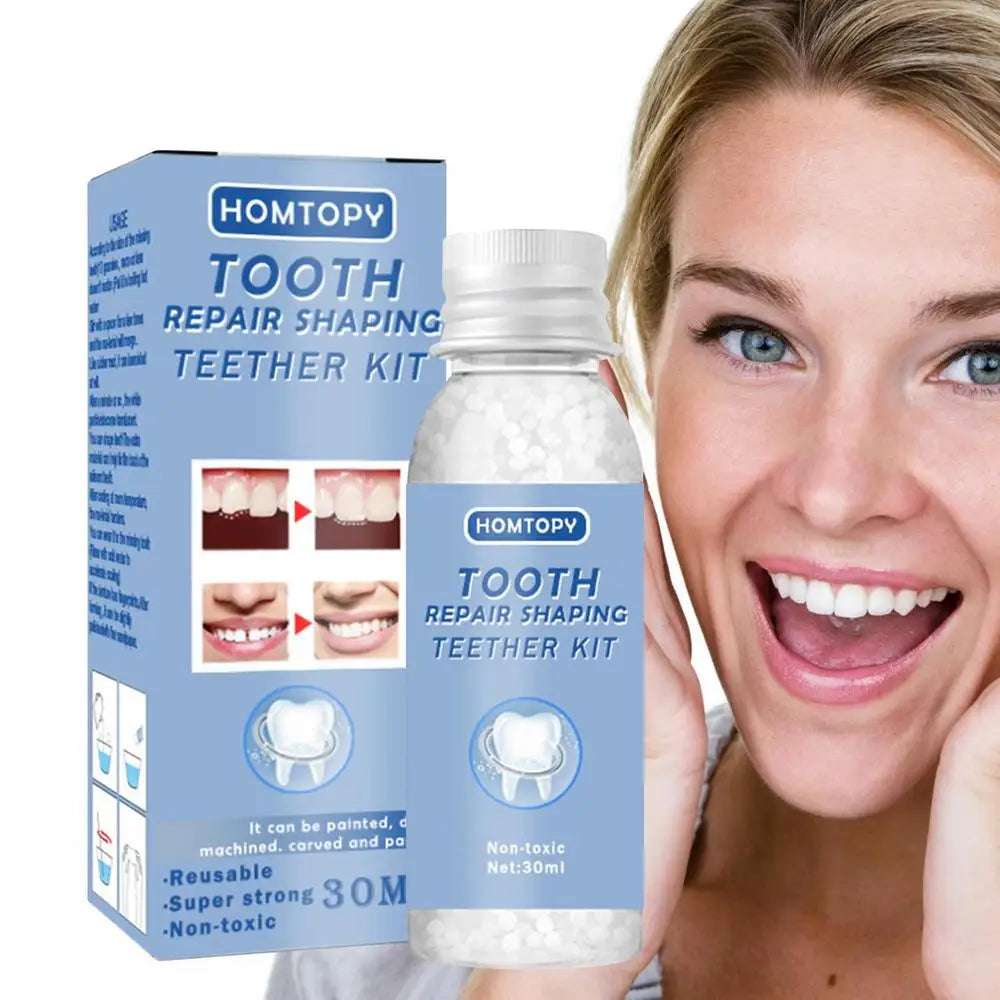 NEW Oral Fake Teeth Filling Repair Temporary Tooth Filling Repair Kit Dental Repair False Teeth Dentures Shaping Teether Kit