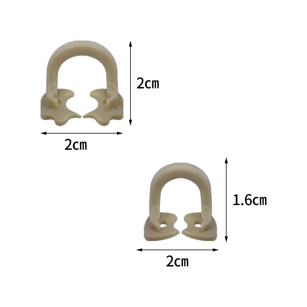 Dental Rubber Dam Clamps Sectional Matrix Band Molar Clips Resin Barrier Clip Holder Material For Dental Lab Dentist Supplies