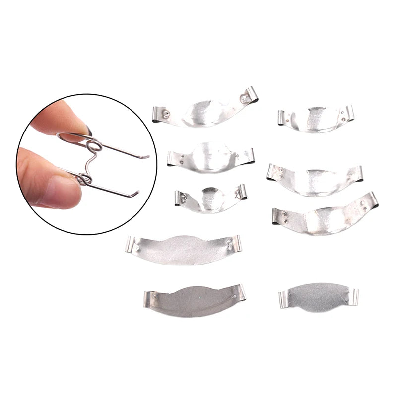 36/100 pcs Dental Supplies Matrix with Springclip NO.1.330 Sectional Contoured Metal Matrices Full kit for Teeth Replacement