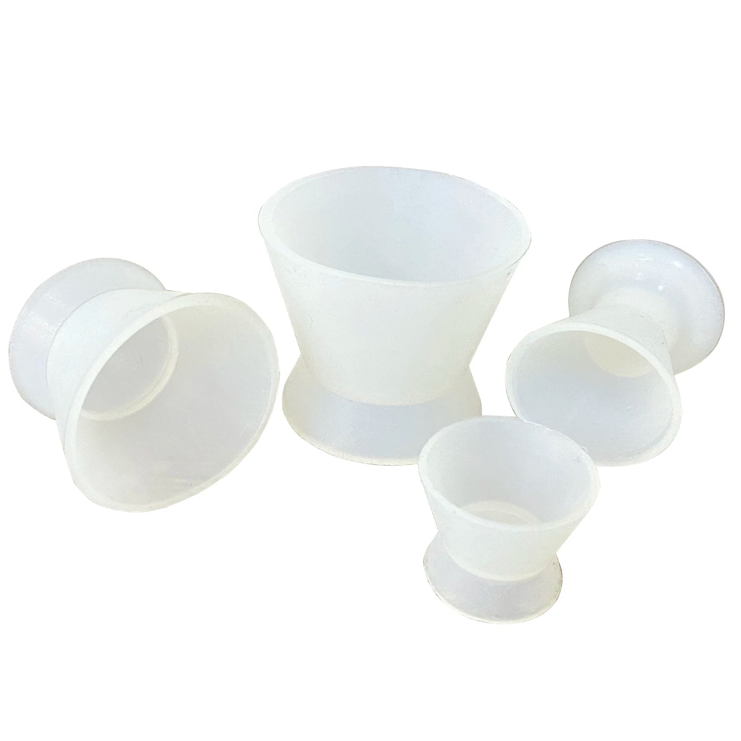 4pcs Dental Materials Silicone Mixing Bowl Use Dappen Dishes Teeth Whitening Laboratory Tools Odontologia Dentistry