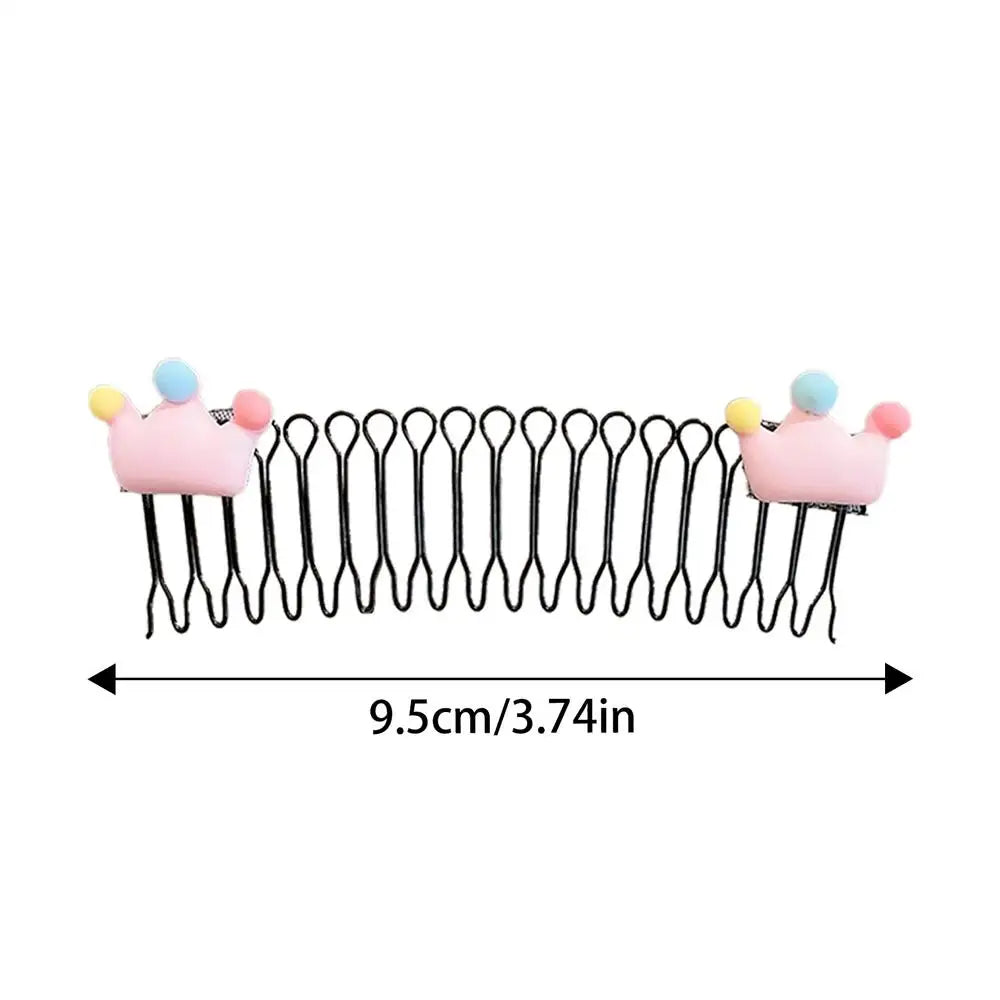 Hair Comb Clips Flower Crown Broken Hair Hairpins Side Combs Strong Hold Hairpins Accessories for Bun Styling Girls Women