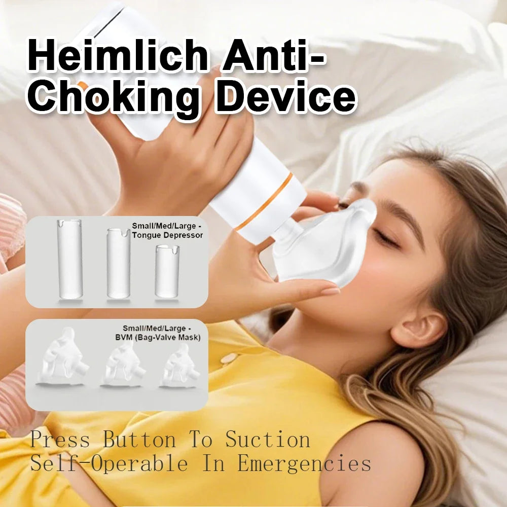 Auto First Aid Choking Rescue Device Travel Home Cpr Choking Emergency Device Adult Children Portable Asphyxia Rescue Machine
