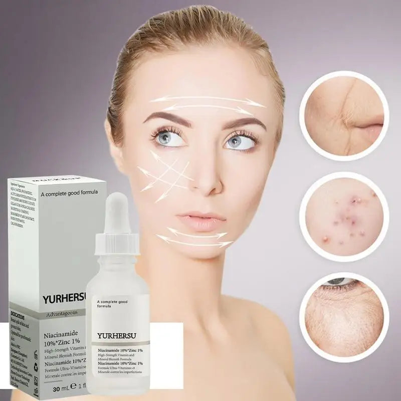 30ml Niacinamide Essence Niacinamide 10% Zinc 1% Moisturizing Brightening Facial Essence Skin Rejuvenating Firming Moisturizer
