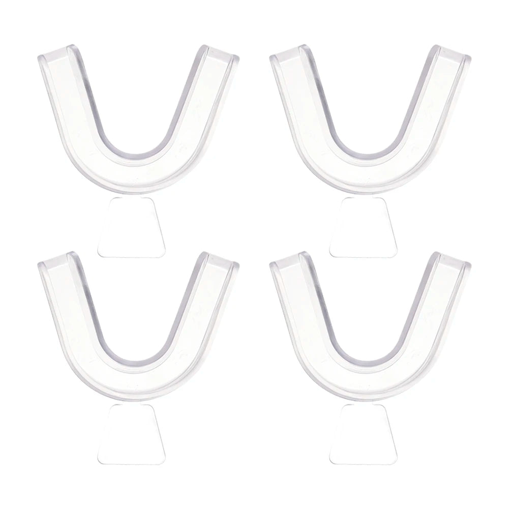 4/10PCS Thermoforming Moldable Mouth Dental Teeth Whitening Trays Bleaching Molding Trays Mouthguard Tray Dropshiping