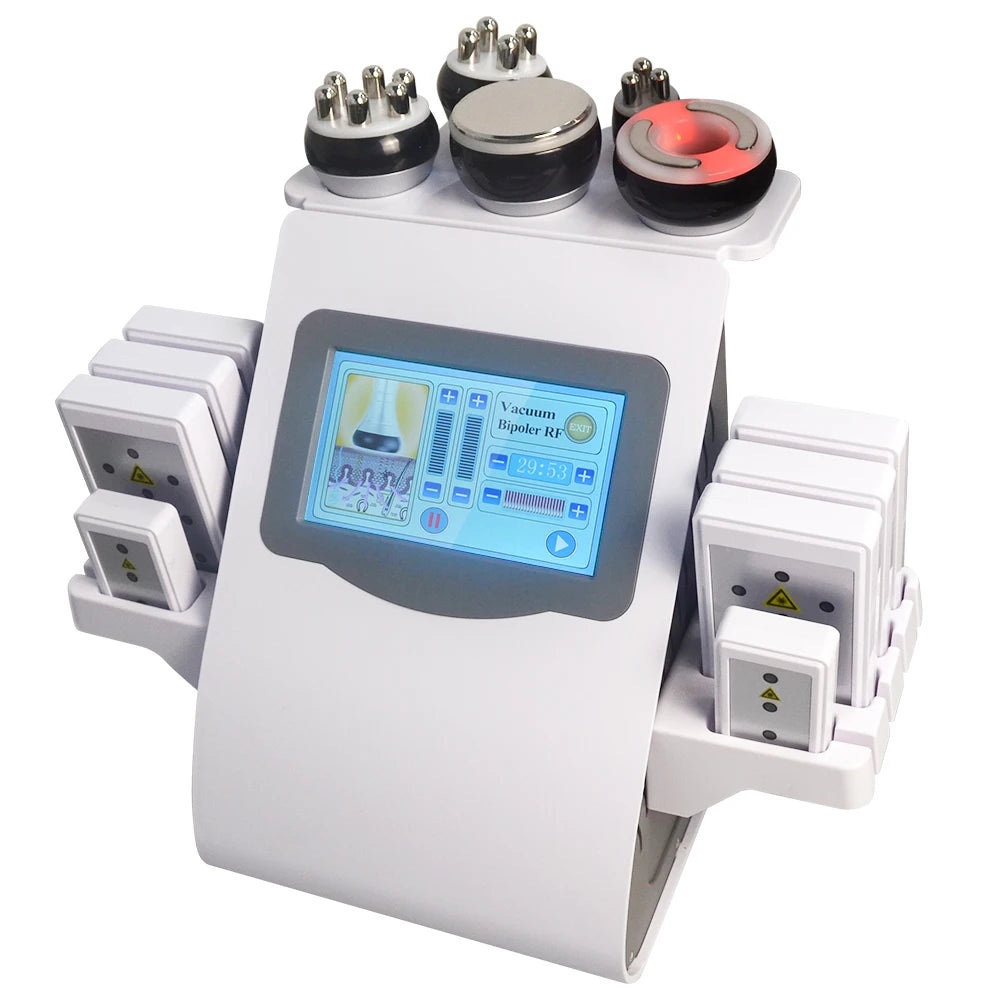 6 In 1 40K Ultrasonic Cavitation Machine Weight Loss Skin Lift Tightening Vacuum Lipo KIM8 Body Slimming Machine Body Shaping