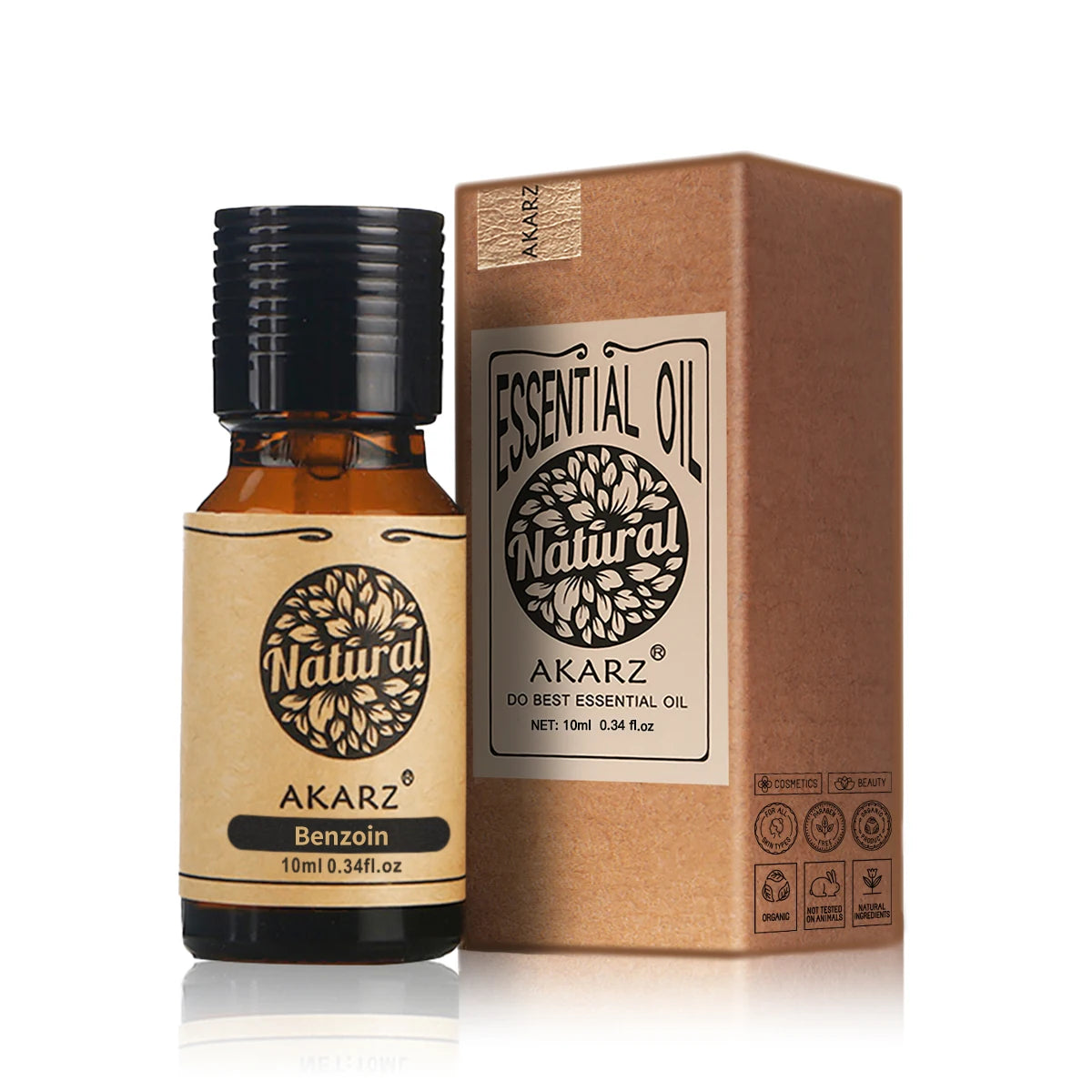 AKARZ Benzoin Essential Oil Natural Restore Skin Elasticity Blood Circulation Soothing Emotion Benzoin Oil