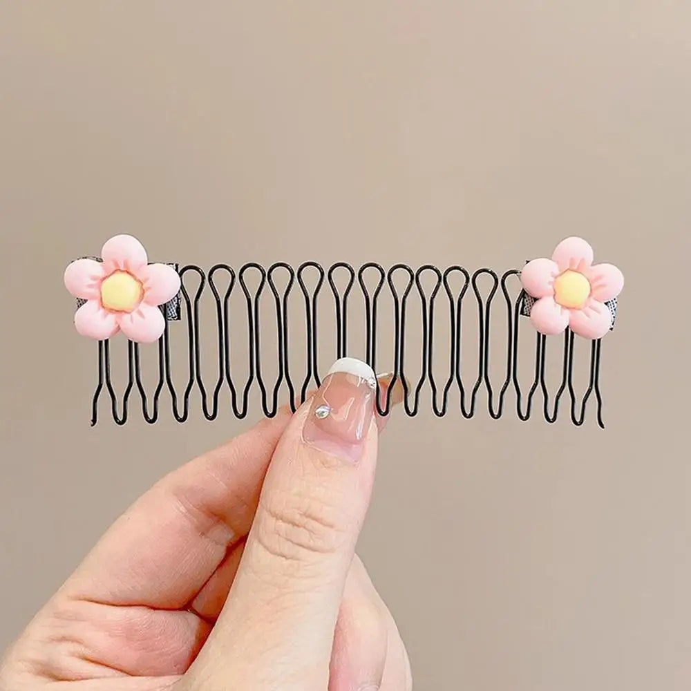 Hair Comb Clips Flower Crown Broken Hair Hairpins Side Combs Strong Hold Hairpins Accessories for Bun Styling Girls Women
