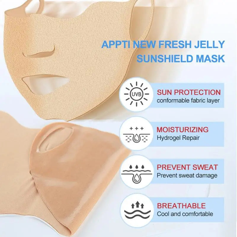 5pcs Golf Patches for Sun Protection UV Facial Patches for Outdoor Activities Sunblock Gel Patches with Skincare Ingredients