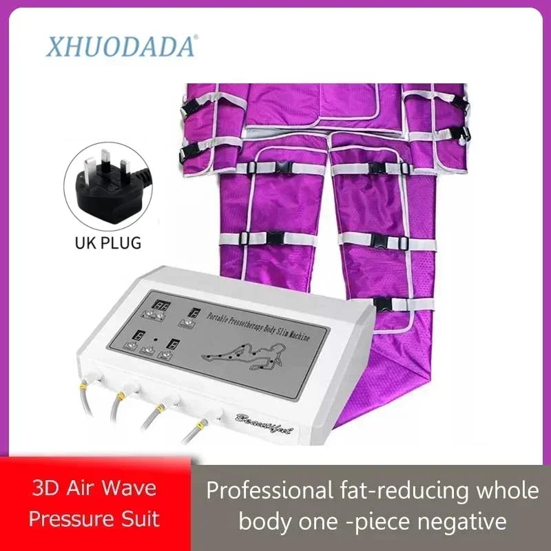 EMS Weight Loss Pressotherapy Suit Lymphatic Drainage Air Pressure Massage for Body Detoxification Fitness Machine