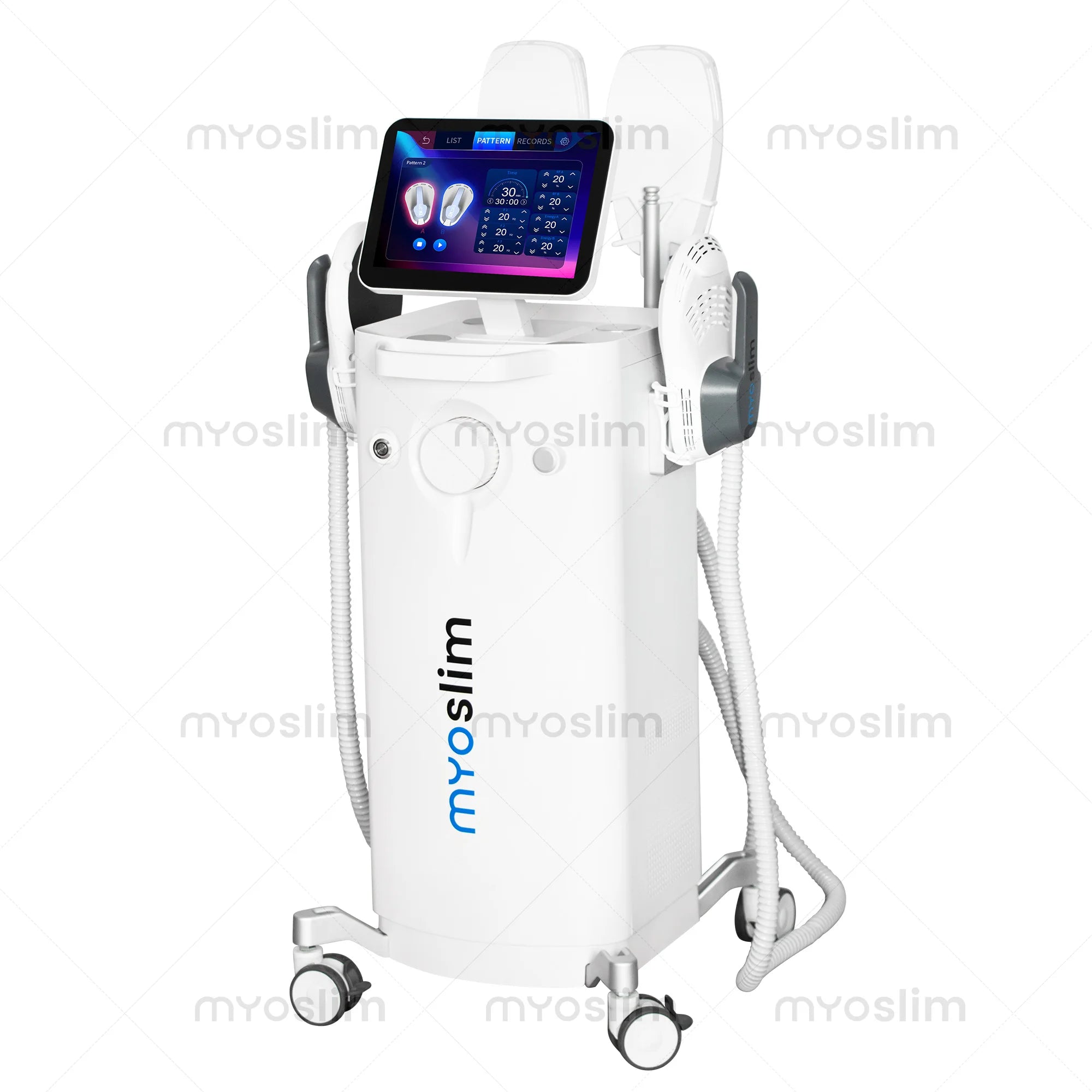 MYOSLIM Esthetician Equipment Rf 4 Handles Body Sculpt Machine Body Slimming Neo Butt Lift Body Fat Burning Massage Machine