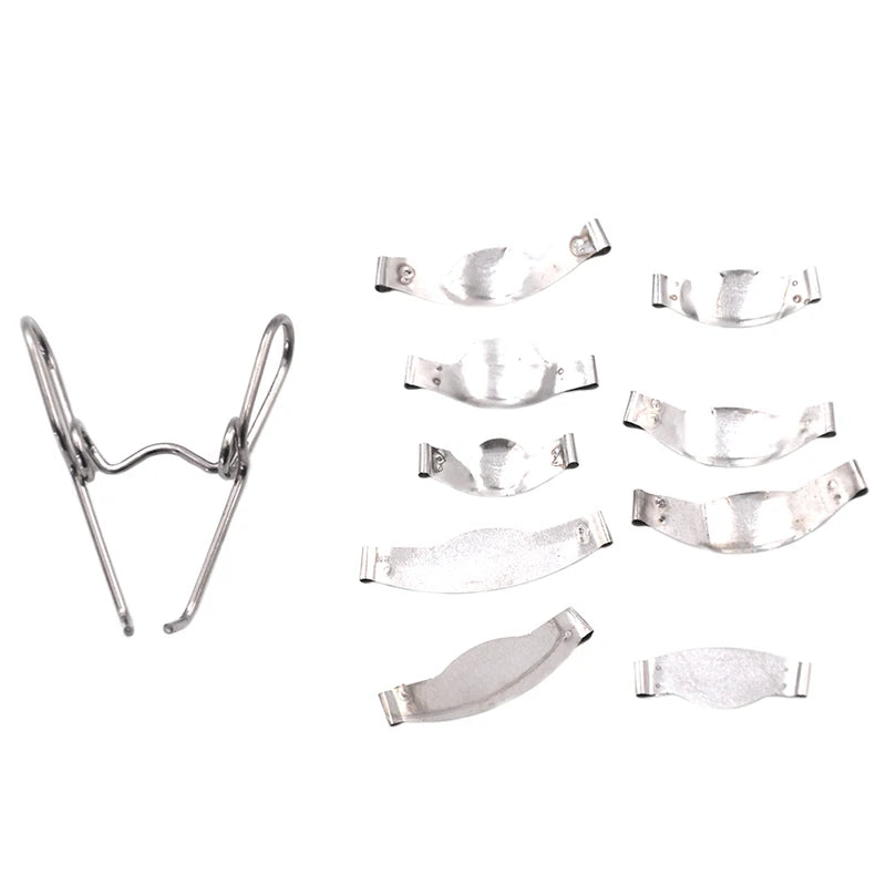 36/100 pcs Dental Supplies Matrix with Springclip NO.1.330 Sectional Contoured Metal Matrices Full kit for Teeth Replacement