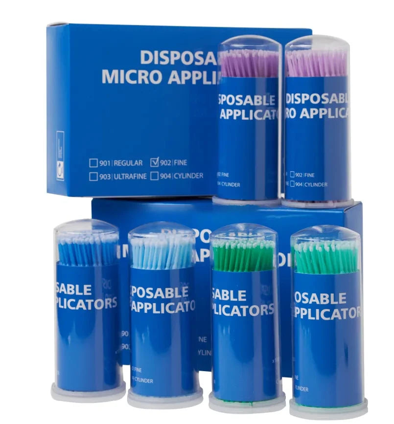 PIORPOY 100Pcs Dental Micro Brush Bottle Dental Disposable Micro Brushes Applicators Brush Teeth Oral Dentist Materials Dropship