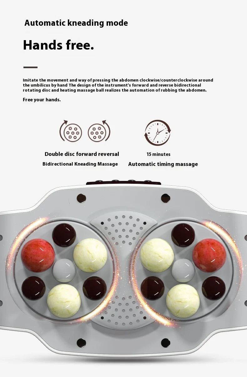 Stomach massager, Bian Shi hot compress abdominal massager, portable charging device, bid farewell to abdominal discomfort, esse